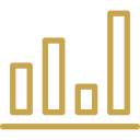 Icône de graphique à barres